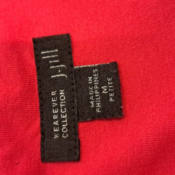 J. Jill Wearever T-shirt Shift Dress with Pleated Back - Picture 8 of 10